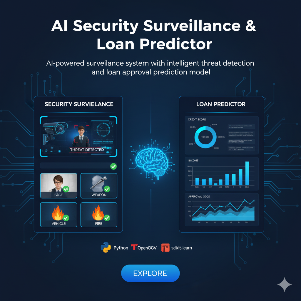 AI Security Surveillance & Loan Predictor