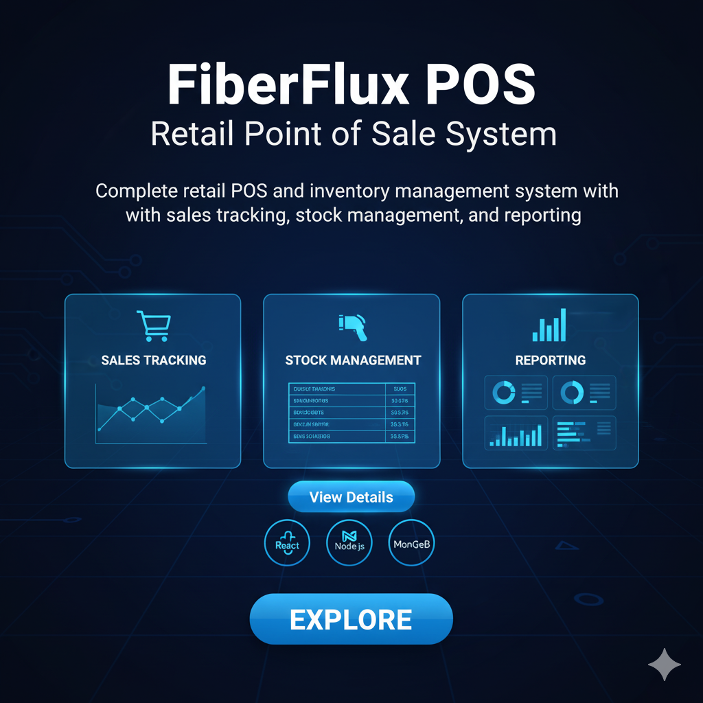 FiberFlux POS - Retail Point of Sale System