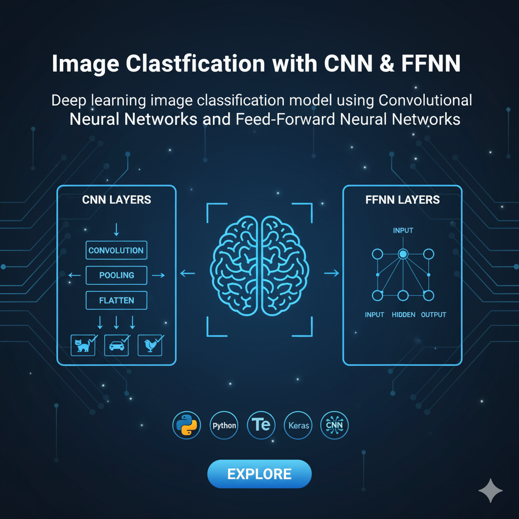 Image Classification with CNN & FFNN